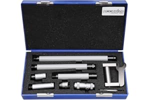 Accusize Industrial Tools 2-24'' by 0.001'' Resolution Inside Micrometer Set, 3011-5051