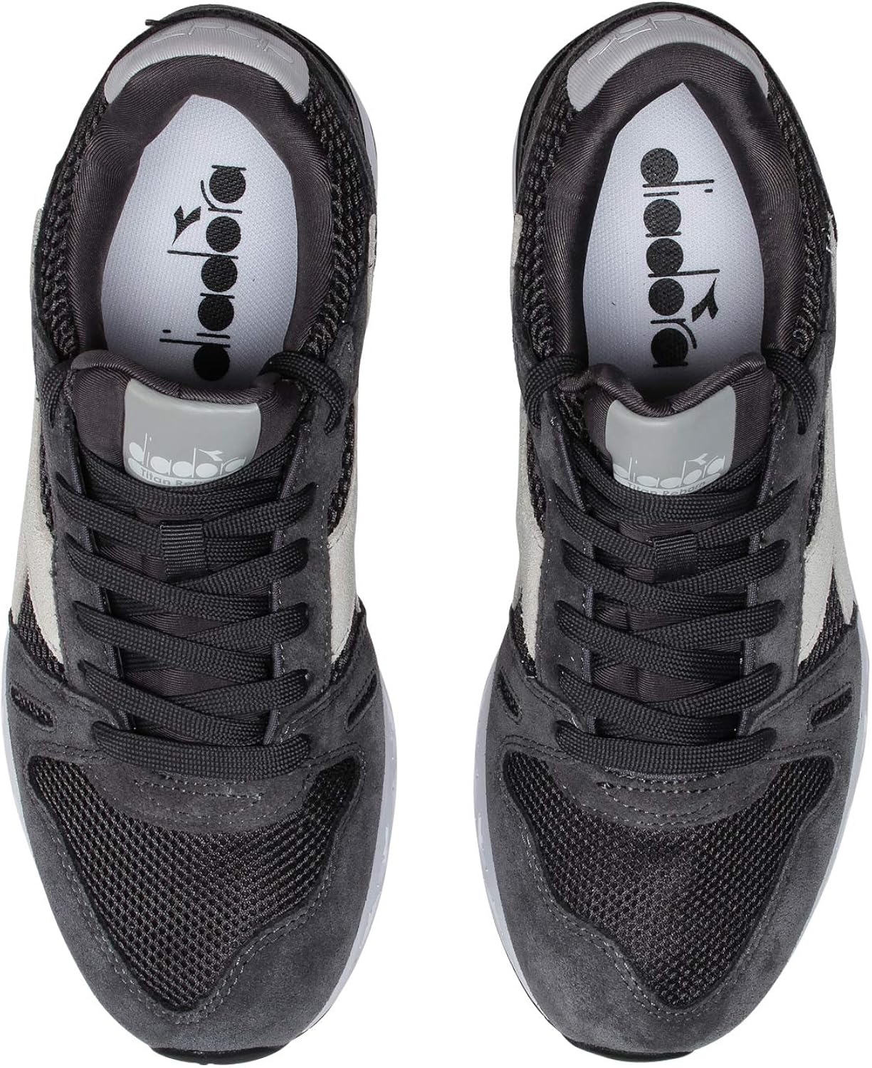 grey diadora trainers