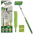 Blade Maid Ceiling Fan Blade Cleaner & Flexible Dusting Brush | Extendable Pole for High Ceilings, Reusable Microfiber Pads, Wall Duster, Removes Cobwebs| Size 3 feet (Pack of 1)