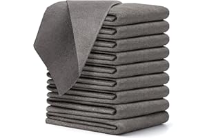 TEESOD 10 Pcs Thickened Magic Cleaning Cloth, Microfiber Streak Free Cleaning Cloths Reuseable Magic Cleaning Wipes for Windows Glass