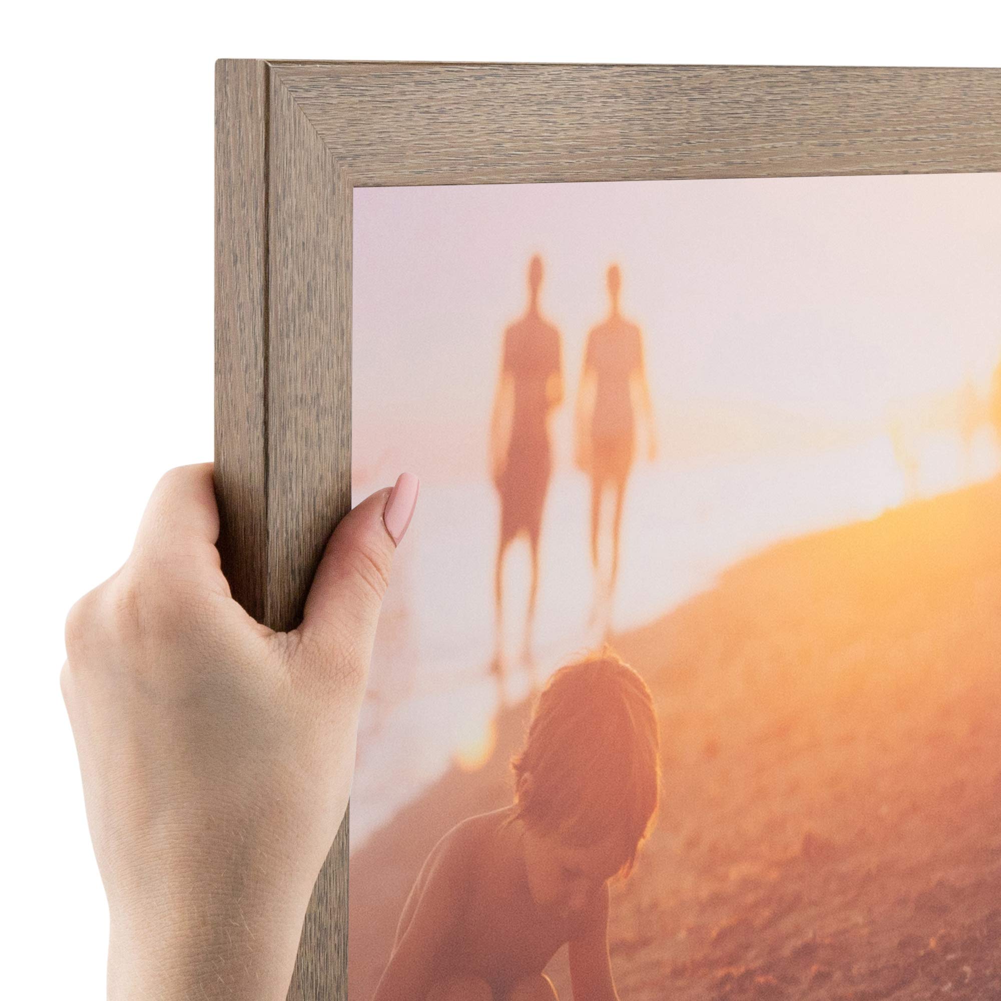 ArtToFrames 24x30 Inch Gray Picture Frame, This 1.75" Custom Wood Poster Frame is Grey - Distressed Wood, for Your Art or Photos - Comes with 060 Plexi Glass, WOM82223-101-24x30 Image ArtToFrames 24x30 Inch Gray Picture Frame, This 1.75" Custom Wood Poster Frame is Grey - Distressed Wood, for Your Art or Photos - Comes with 060 Plexi Glass, WOM82223-101-24x30 Image