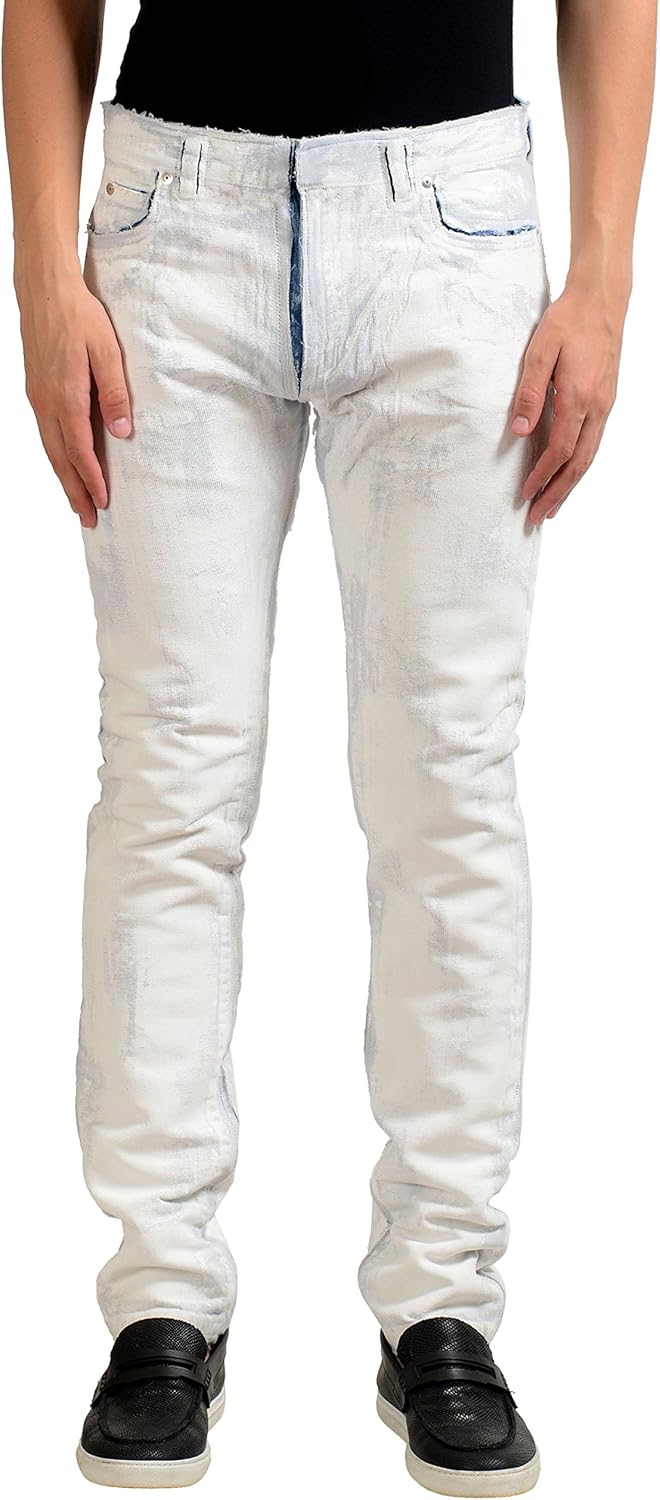 margiela painted jeans