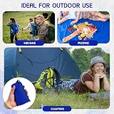 Generise Waterproof Picnic Blanket 100x150cm Blue for Outdoor Use view 5