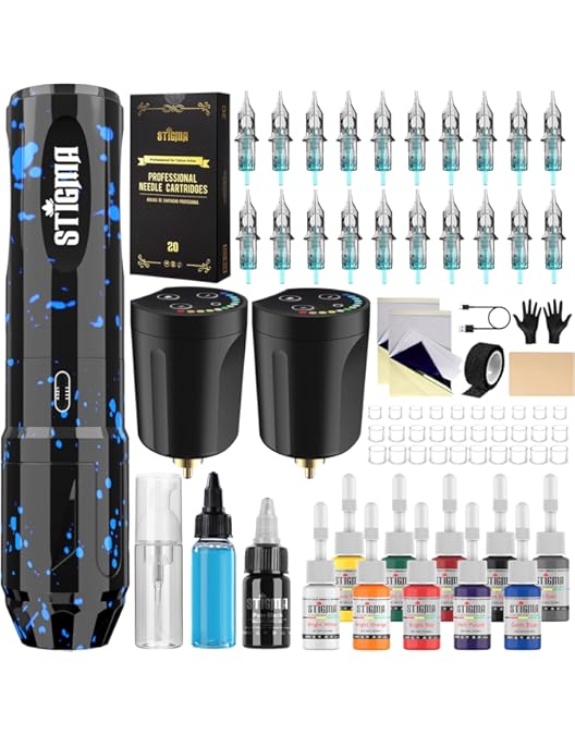 Amazon.com: STIGMA Cordless Tattoo Gun Kit Complete with Pro