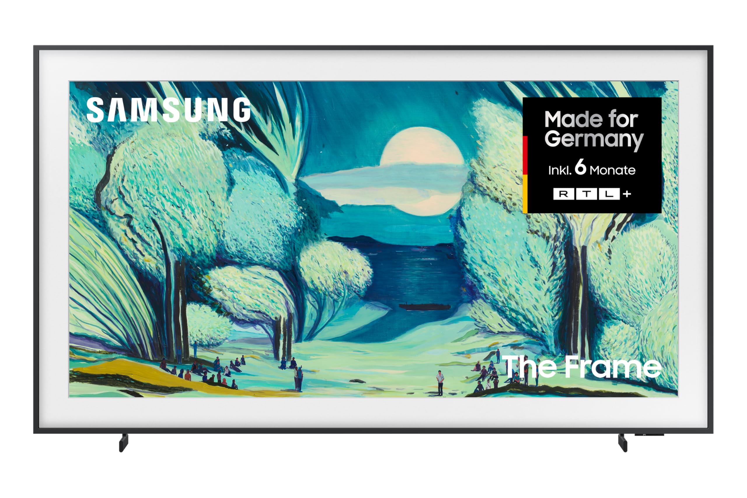 Samsung The Frame LS03F 4K QLED 65 Zoll (163 cm) UHD Fernseher, Modern Frame Design, NQ4 AI Gen2 Prozessor, Art Mode, Artful Picture Quality, One Connect Kabel, Samsung Vision AI Smart TV