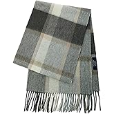 SoftSixant Cold Weather Wool Scarves, Lightweight Natural Pure Wool Winter Scarf For Women, 70.8" X 11.8",A Warm Winter Gift