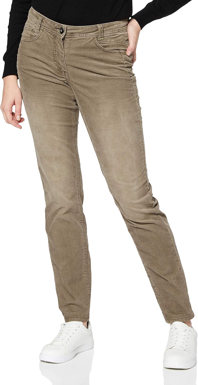 Pantalon Décontracté Cecil JESSY – Marron, Taille 34/30 – État Très Bon, Femme