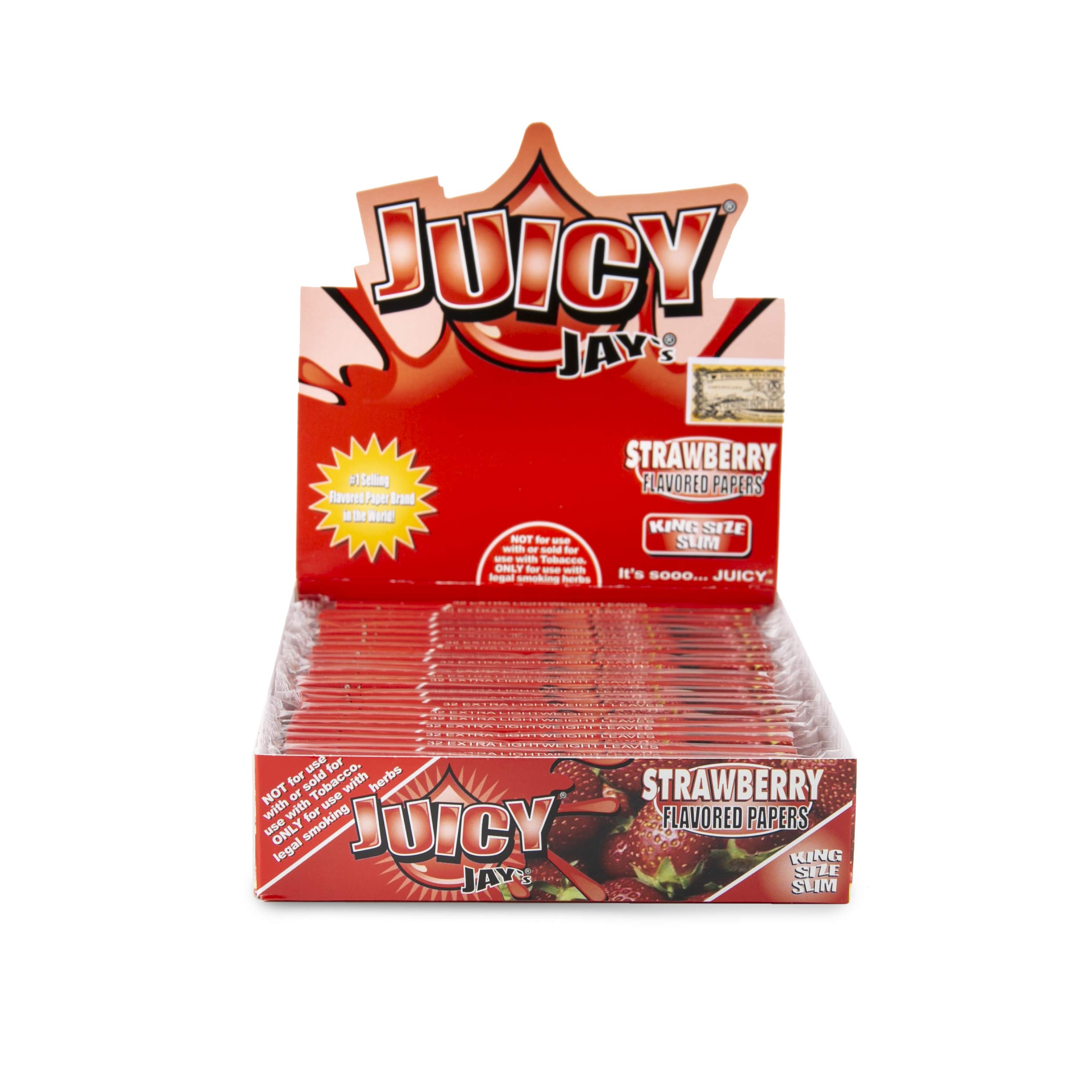 ZIG ZAG Unbekannt Juicy jay's cartine King Size Slim Fragola 24 Libraries