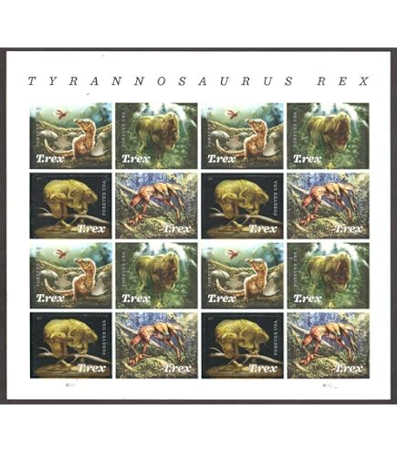 Amazon.com: United States Postal Service Prehistoric Animals Sheet
