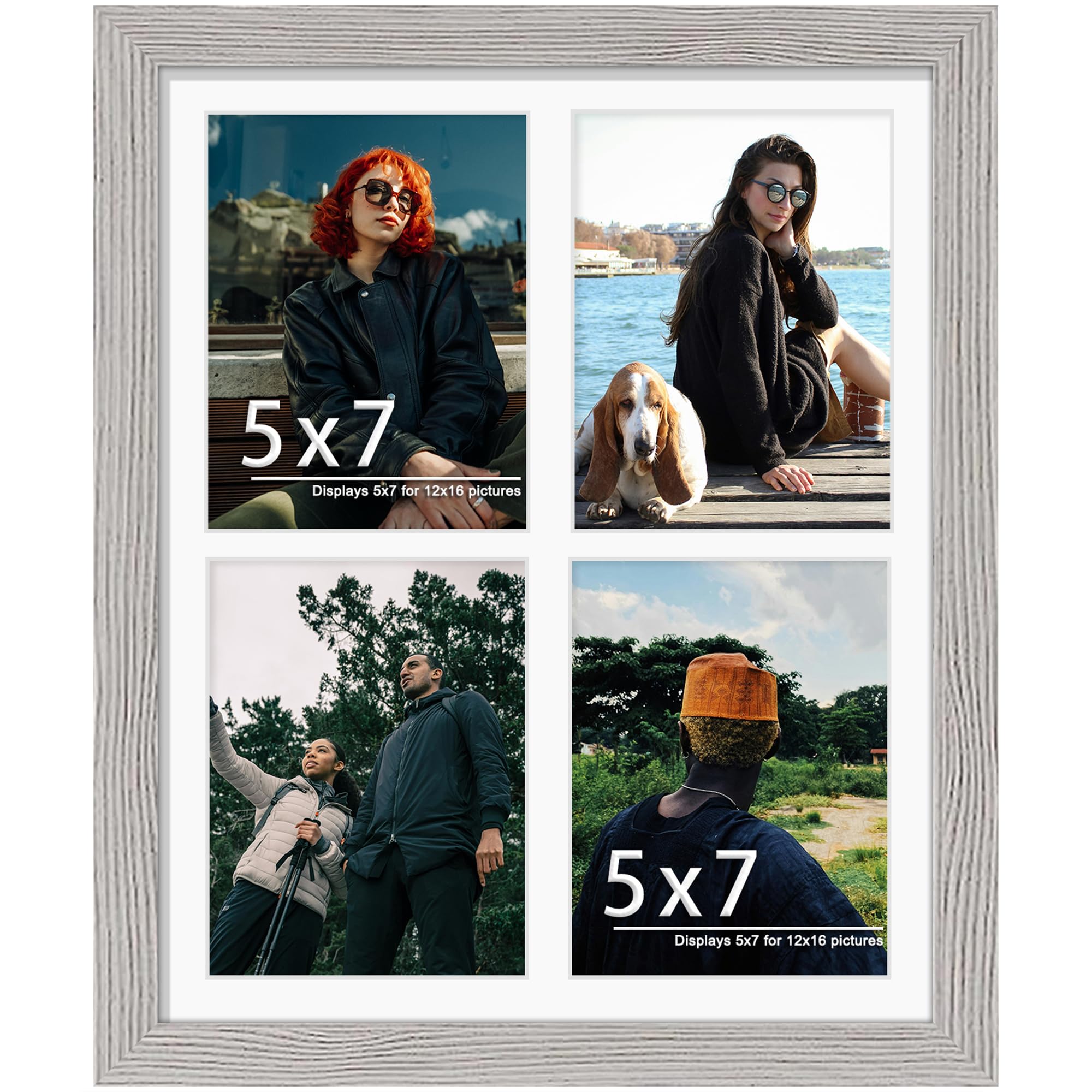 DUENPY 12x16 Picture Frame 5x7 Collage Picture