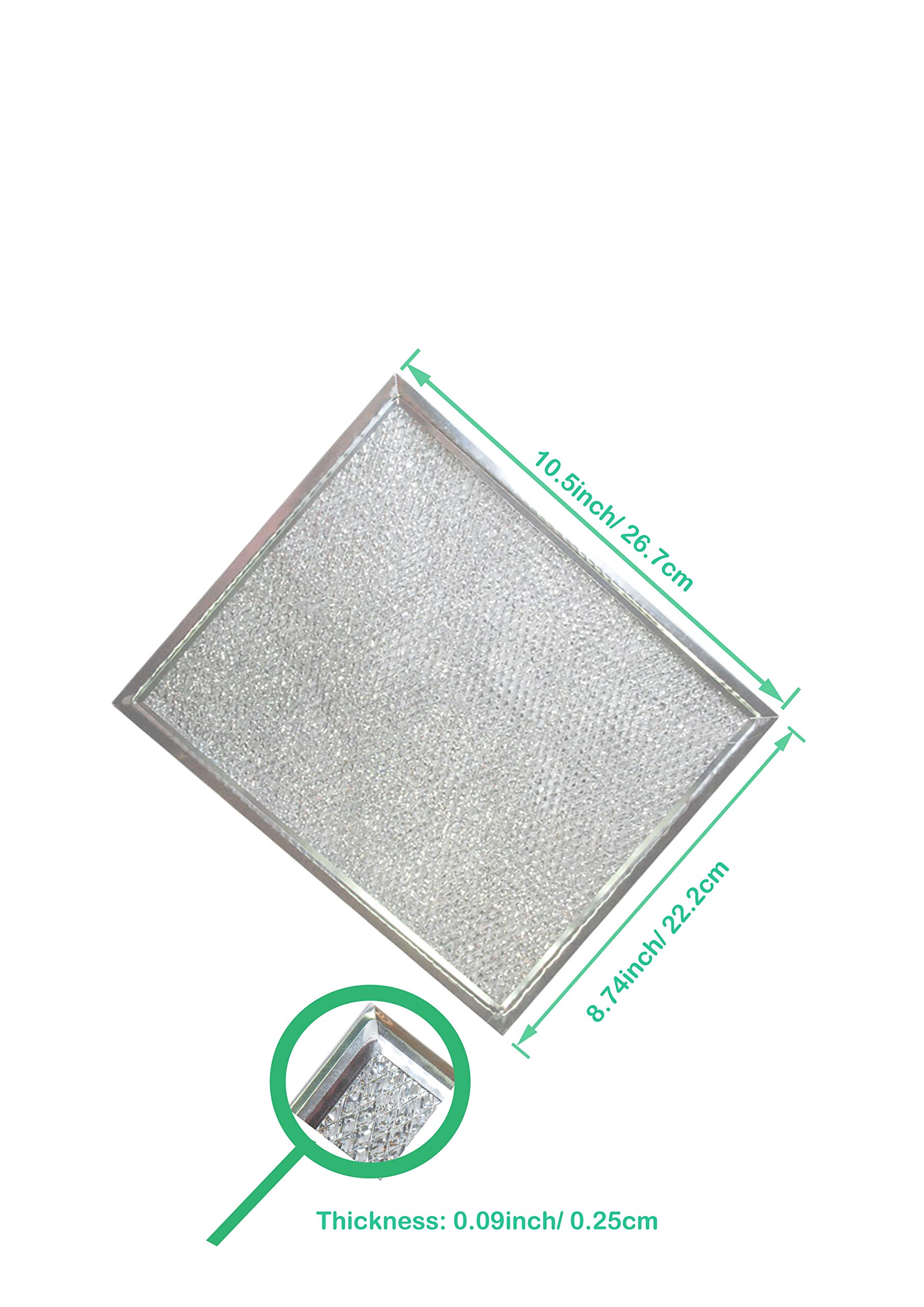 97006931 NY NV [OEM PART#S97006931] Broan Nutone range hood grease filter replacement Compatible with BP29 exhaust fan 1172137 5-3078 88150 99010121 (10.5 x 8.75) Inch Aluminum 4 Pack