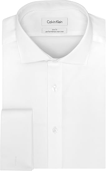 calvin klein french cuff shirt