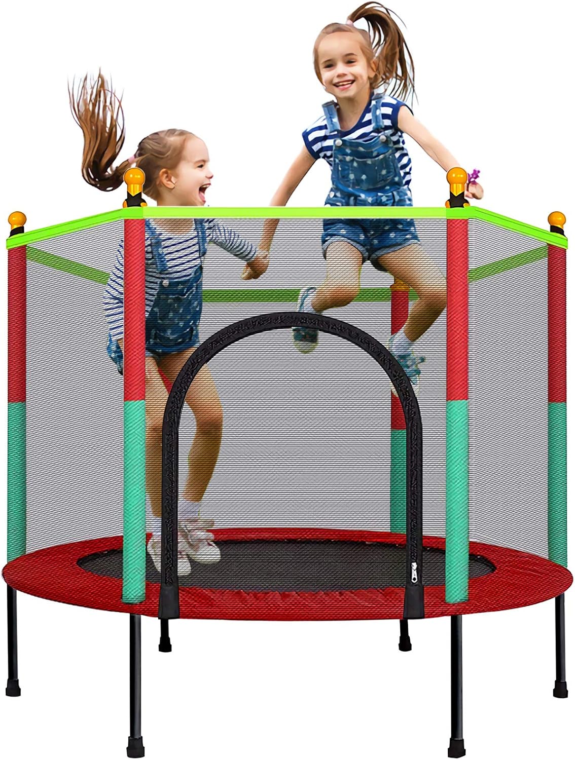 TOYMATE Kids Trampoline with Safety 