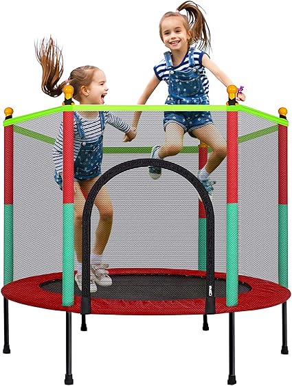TOYMATE Kids Trampoline with Safety 