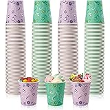 TV TOPVALUE 600 Pack 5oz Small Paper Cups, Colorful Disposable Cups, Mini Mouthwash Cups, Hot/Cold Drinking Cup for Travel, P