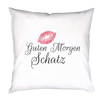 Foto Premio Kissen Mit Spruch Guten Morgen Schatz Deko