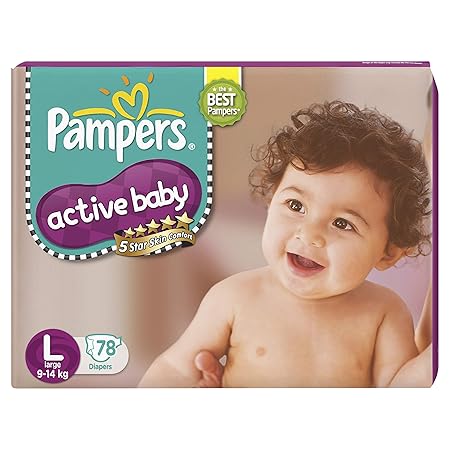 amazon pampers l size
