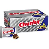 Chunky Milk Chocolate Candy Bar Peanuts &amp; Raisins, Bulk 24 Pack 2.5 Oz Each | Milk chocolate candy bars with peanuts and raisins, individually wrapped bulk candy bars for sharing and snacking