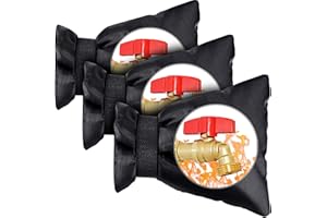 MIYOZI 3-Pack Outdoor Faucet Covers for Winter- 6.5"W x 8.6"H Hose bib Covers for Winter Freeze Protection Spigot Pipe Insulation Reusable Waterproof Insulated backflow Outdoor Water Faucet Cover Socks