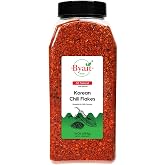 Byait Gochugaru Korean Chili Flakes 16 Oz (1 LB), Red Chili Pepper Flakes | Medium Hot, Coarse Gochugaru For Kimchi, Chili Oil, Korean Cooking, Marinades, Soups, Stews, and Everyday Seasoning