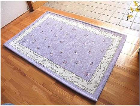 Amazon 大一商事 ゴブラン織り 玄関マット ラベンダー ラベンダー 60 90cm 玄関マット オンライン通販