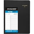 AT-A-GLANCE 2026 Daily Appointment Book Planner - 5 X 8 Inches, Half-Hour Slots, Black Faux Leather - View #3