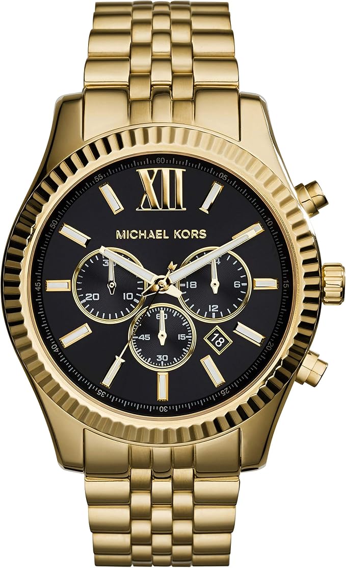 Michael Kors Homme Chronographe Quartz Montre Avec Bracelet En Acier michael-kors-homme-chronographe-quartz-montre-avec-bracelet-en-acier
