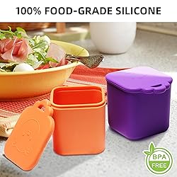 MUUPEG 2PCS Dips Containers Fits Most Bento Lunch
