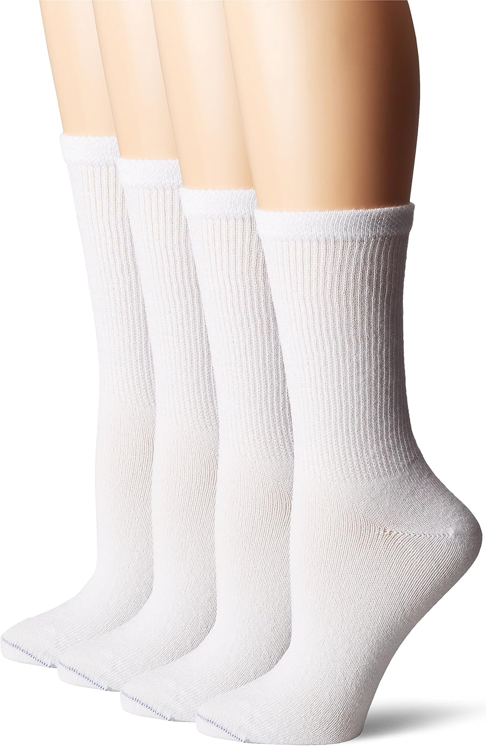 Dr. Scholl's Women's Guaranteed Comfort Diabetic and Circulatory crew 4 Pack Socks ,Black, 4-10: Clothing