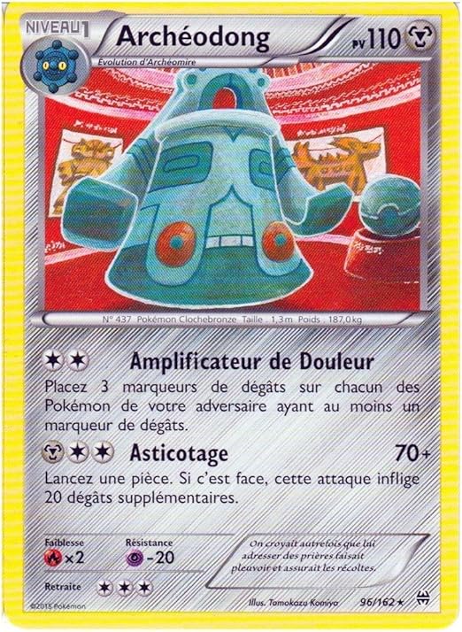 Pokémon-Karte 96/162 ARCHEODONG-Reihe XY IMPULSON TURBO ...