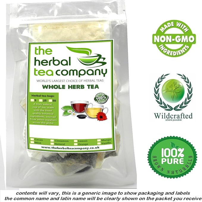 Organic Marshmallow Root 100 Pure Herb Tea Bags Natural 25 Pack Amazon.co.uk Grocery