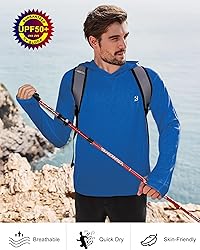 Long Sleeve Sun Shirts for Men - UPF 50+ UV