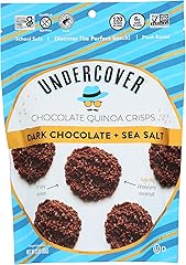 UNDERCOVER SNACKS CHOCOLATE CO Dark Chocolate & Sea Salt Quinoa Crisps (Only 1 piece that weighs 3 oz)