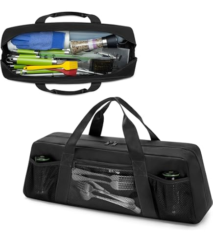 Sac De Transport Pour Réchaud D'extérieur – Rangement Pliable Pour Outils De Barbecue, Ustensiles, Petit Réservoir – Organisation Et Protection Des équipements De Plein Air