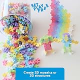 Plus Plus Building Blocks Toy 300 pc Pastel STEM Creative Learning Kids Ages 5+ view 7