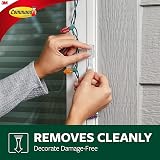 Command Outdoor Decorating Light Clips 16 Mini Hooks 20 Adhesive Strips view 6