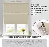 Funky Gadgets Cappuccino 120x210cm Thermal Blackout Roller Blind view 3