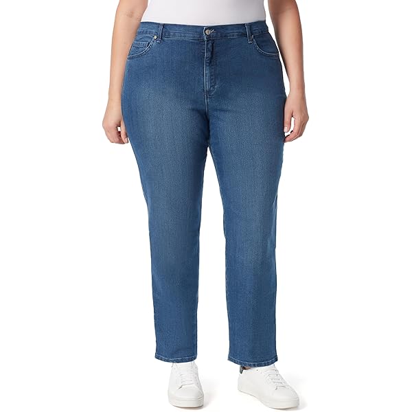Gloria Vanderbilt Women's Plus Size Amanda Classic High Rise Tapered Jean,  Lakeside at Amazon Women's Jeans store