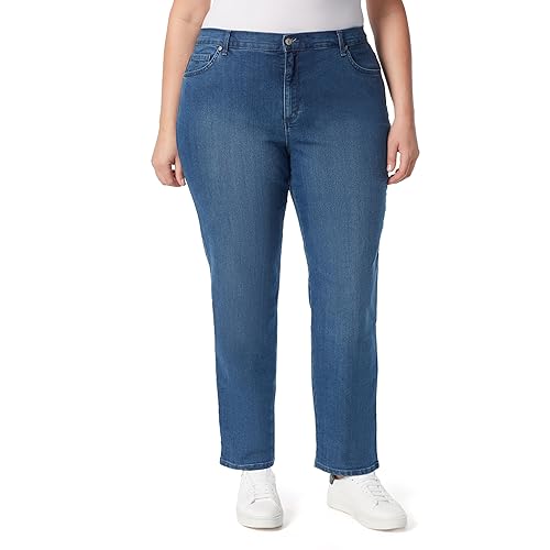 Gloria Vanderbilt womens Amanda Classic High Rise Tapered Jeans, Frisco, 16 Plus Short