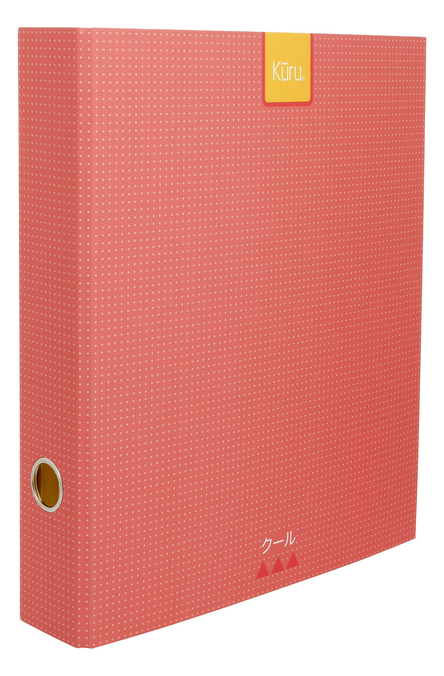 Grafoplás Kuru 07325753 A4 Ring Binder, Pink, Extra Soft Touch, 4 Rings, 40 mm