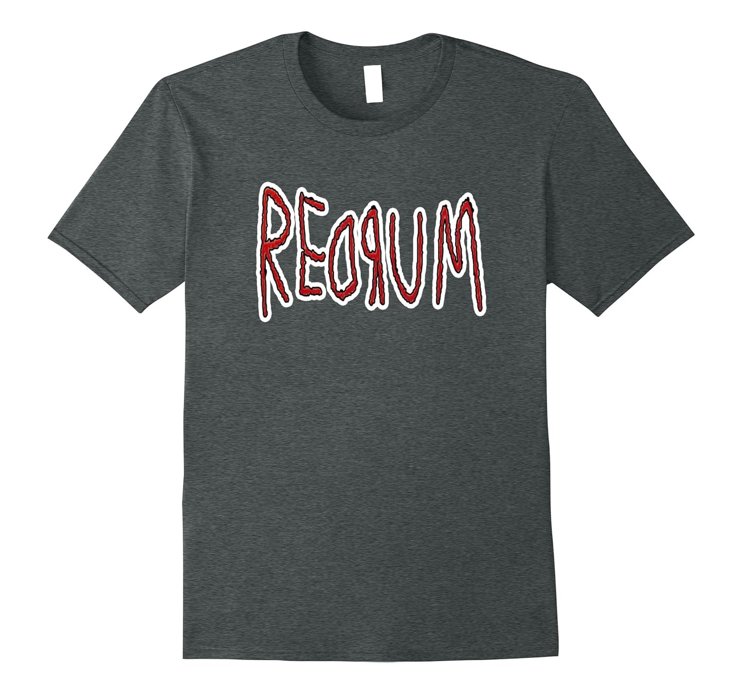 Redrum Retro Creepy Scary Stories Horror Movie Love T-Shirt-ANZ