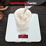 201 Digital Kitchen Scale 5kg Backlit LCD Tempered Glass Platform view 5