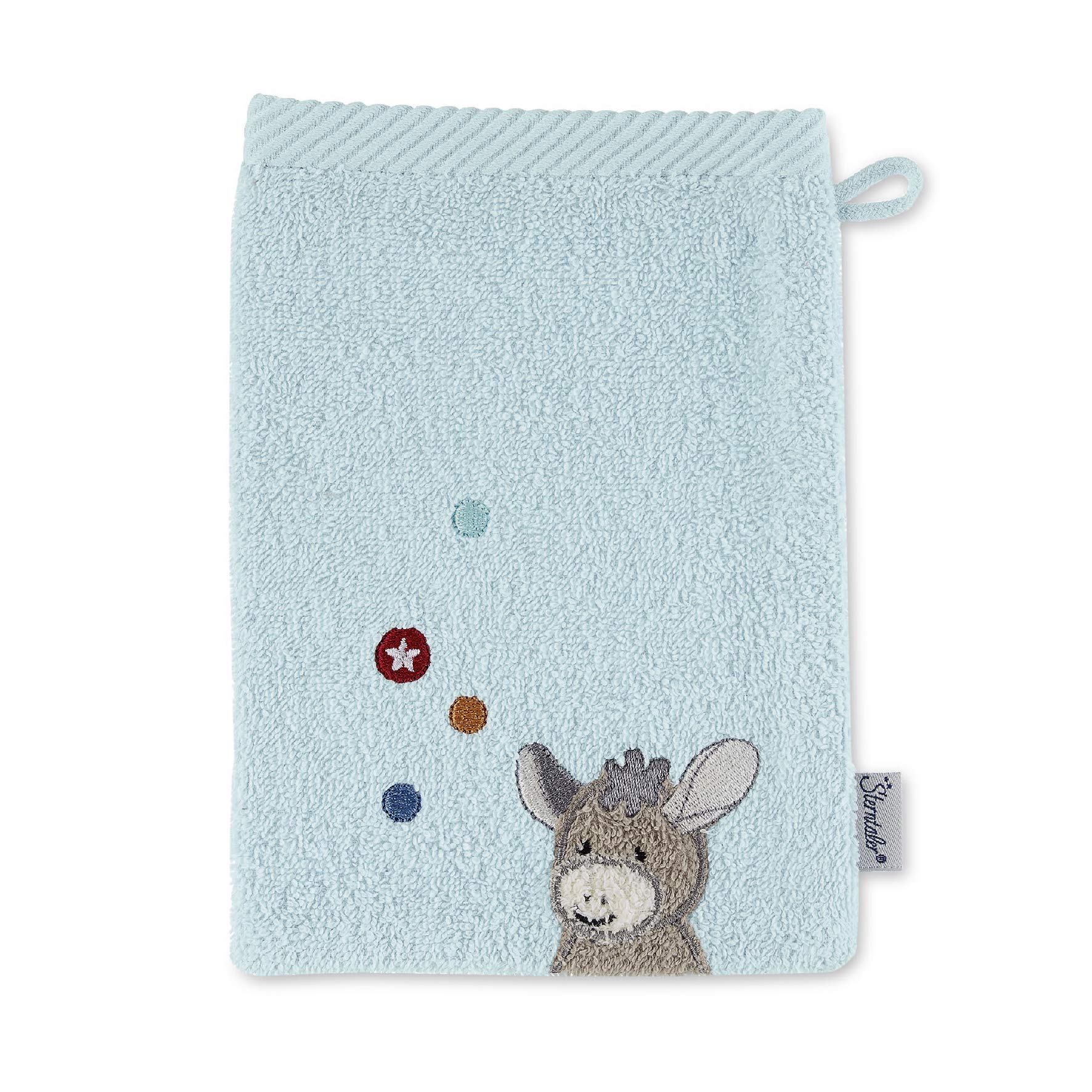 Sterntaler Emmi Donkey 7202070 Washing Mitt 21 x 15 cm Medium Blue