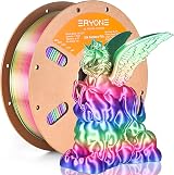 ERYONE Ultra Silk PLA Filament Rainbow 1.75mm 1kg Candy Rainbow view 1