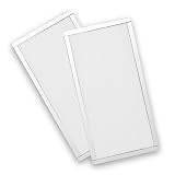 287mm 140mm x 2 PC Fan Dust Mesh Filter 11.3inch x 5.79inch PVC Computer PC Case Dust Proof Filter Cover Magnetic White 2-Pack