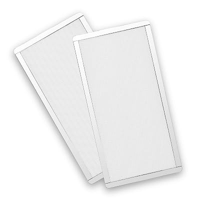 287mm 140mm x 2 PC Fan Dust Mesh Filter 11.3inch x 5.79inch PVC Computer PC Case Dust Proof Filter Cover Magnetic White 2-Pack