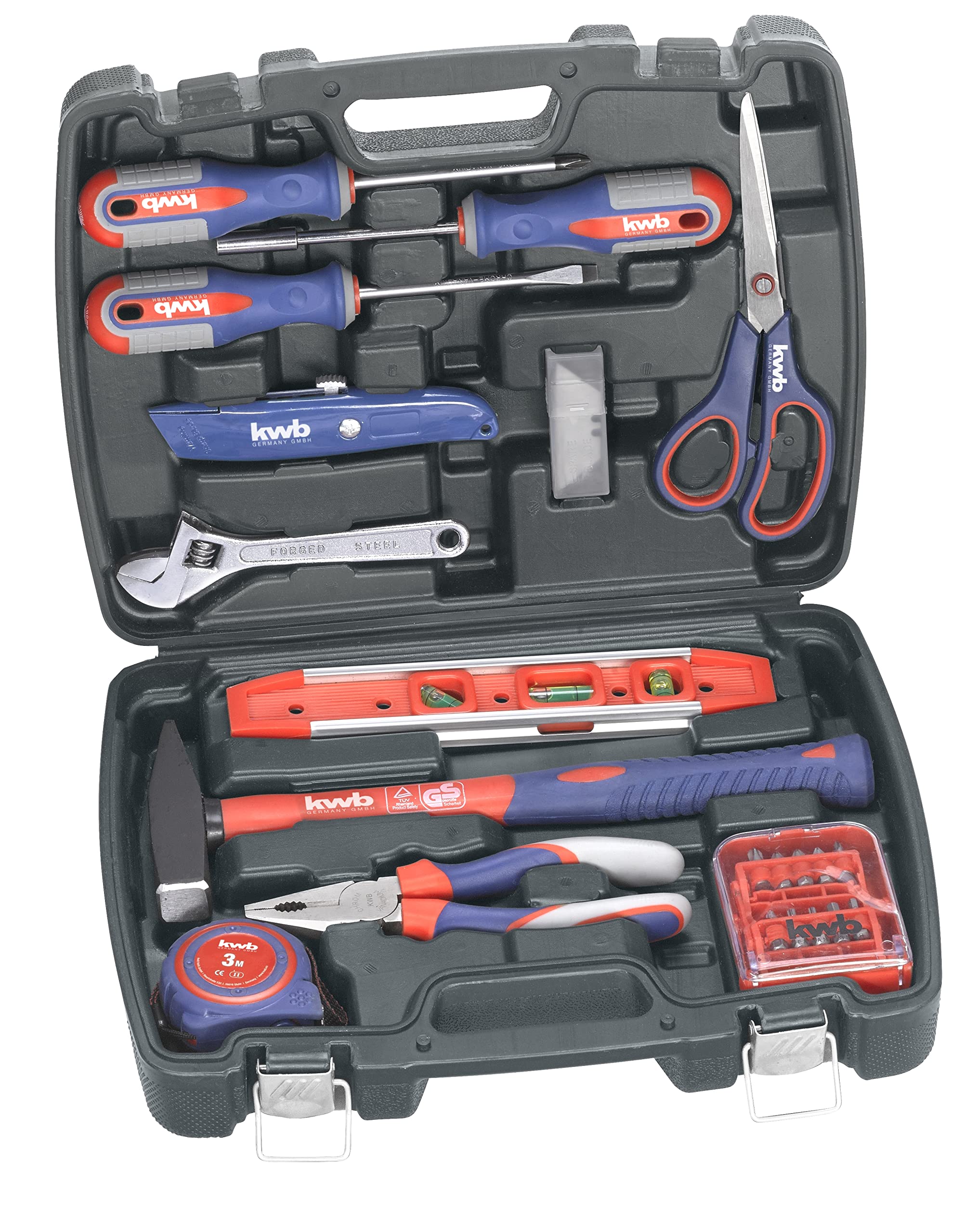 kwb 40-Piece Tool Set in Robust Hard Plastic Case - Perfect Basic Equipment for Household, Workshop or Mobile Use โ image 1