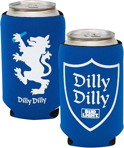 dilly dilly beer koozie