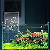 Negative Pressure Fish Tank, Clear Fish Elevator Inverted Aquarium Above Water Fish Tank Water Auto-Refill Transparent Vacuum