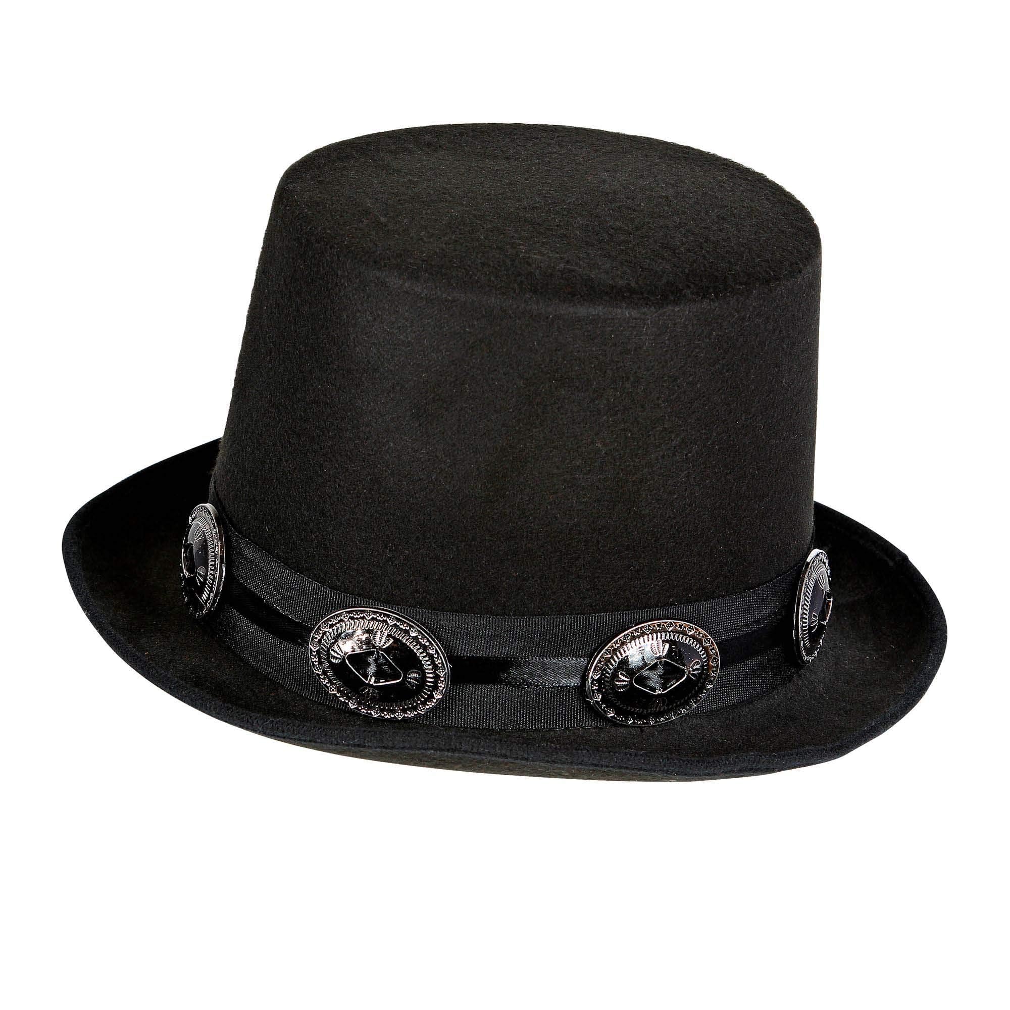 W WIDMANN MILANO Party Fashion 09785 - Top Hat Rock Star, Rocker, Hat, Headpiece, Accessory, Carnival, Theme Party